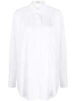 Kimhekim chemise en coton à manches longues - Blanc