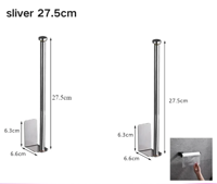 LUXROLLO - Zelfklevende RVS Toiletrolhouder (Verlengd & Zonder Boren) LUXROLLO - Zelfklevende RVS Toiletrolhouder (Verlengd & Zonder Boren)