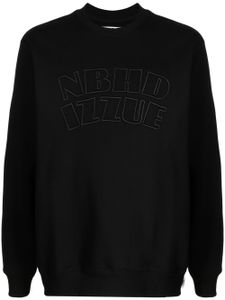 izzue x Neighborhood sweat à logo brodé - Noir