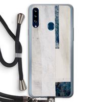 Meet you there: Samsung Galaxy A20s Transparant Hoesje met koord