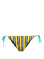 Roberto Cavalli bas de bikini à rayures - Jaune