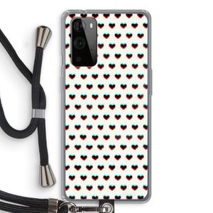 Hartjes: OnePlus 9 Pro Transparant Hoesje met koord