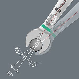 Wera 05020240001 6003 Joker 5 Imperial Set 1 Ring-steeksleutelset 5-delig 1/2 - 9/16