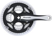 MIRANDA crankstel "beta 3r plus" crankset beta 3r plus 170mm 28/38/48t w.cg