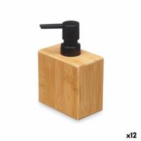 Zeepdispenser Berilo 15342 Zwart Bamboe Plastic 9,7 x 15 x 5,8 cm (12 Stuks)