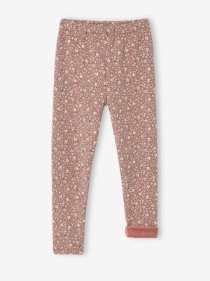 Meisjeslegging met fleecevoering rozenhout