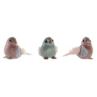 Kerstversiering DKD Home Decor Polyester Foam (3 pcs) (15 x 10 x 11 cm)