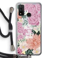 Kindness matters: Huawei P Smart (2020) Transparant Hoesje met koord
