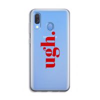 Ugh: Samsung Galaxy A40 Transparant Hoesje