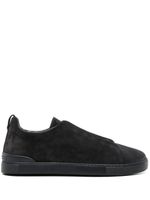 Zegna Triple Stitch suede sneakers - Bleu - thumbnail