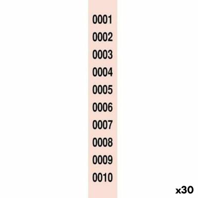 Nummerstroken voor loterij 1-2000 (30 Stuks)