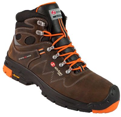 Sixton Peak 30329-02 Tonale Hoog S3 | Bruin/Oranje | Maat 49 - 00.091.003.49