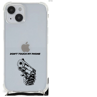 iPhone 14 Plus Anti Shock Case Gun Don't Touch My Phone