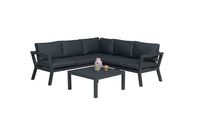 Loungeset Garden Impressions Colorado 3-delig antraciet - Amersfoort- - Aluminium- Garden Impressions