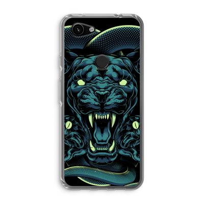 Cougar and Vipers: Google Pixel 3a Transparant Hoesje