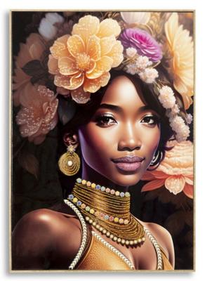 SCHILDERIJ MET LIJST ZENA -A- CM 72X4,5X102