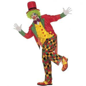 Clowns verkleedkleding - gekleurd - volwassenen - clownspak - kostuum - Carnaval