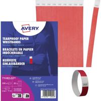 Avery-Zweckform TYVRD-50 Toegangsbandje (l x b) 256 mm x 19 mm kleefstrip 500 stuk(s)