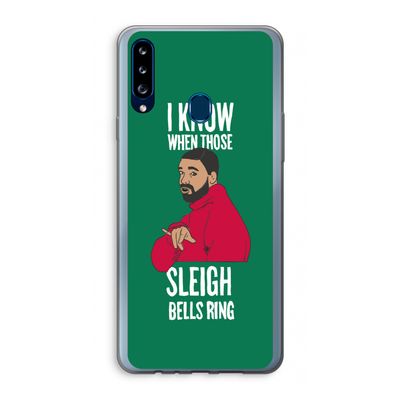 Sleigh Bells Ring: Samsung Galaxy A20s Transparant Hoesje