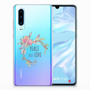 Huawei P30 Telefoonhoesje met Naam Boho Text