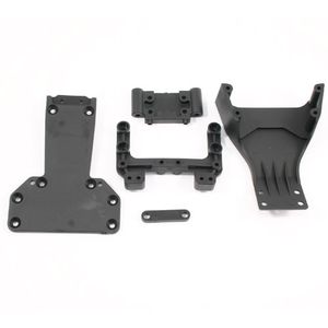 Edge/Siege FR/RR Bottom Plate, FR/RR Tower Mounts (FTX6601)