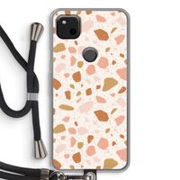 Terrazzo N°18: Pixel 4a Transparant Hoesje met koord