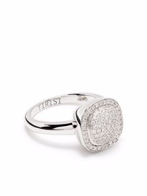 Tirisi bague Milano en or blanc 18ct - Argent