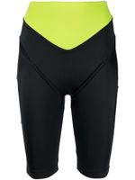 PEPA SALAZAR short cycliste à design colour block - Noir