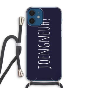 Joengneuh!: iPhone 12 Transparant Hoesje met koord