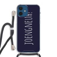 Joengneuh!: iPhone 12 Transparant Hoesje met koord