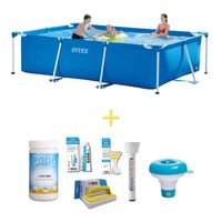 Intex Zwembad - Frame Pool - 300 x 200 x 75 cm - Inclusief WAYS Onderhoudspakket