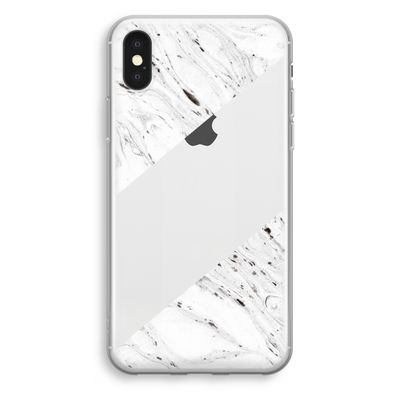 Biggest stripe: iPhone XS Transparant Hoesje