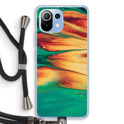Green Inferno: Xiaomi Mi 11 Lite Transparant Hoesje met koord