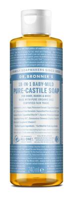 Dr Bronners Liquid soap baby mild 240 Milliliter Dr Bronners Liquid soap baby mild 240 Milliliter
