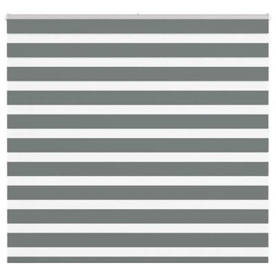 VidaXL Zebra rolgordijn 165x100 cm stofbreedte 160,9 cm donkergrijs