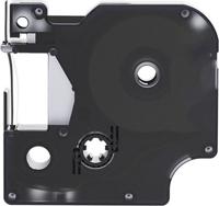 Huismerk Label Tape voor Dymo 45020 | 12 mm x 7 m | S0720600 - Wit op Transparant - 1 stuk