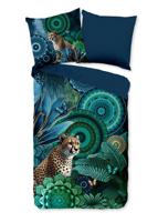 HIP Dekbedovertrek "mandalas & luipaard" - Multi - (135x200 cm) - Katoen Satijn