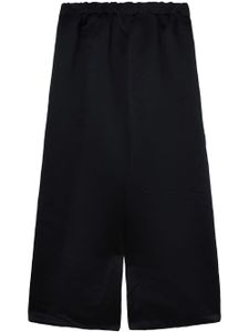 Comme Des Garçons Comme Des Garçons pantalon ample à coupe courte - Bleu