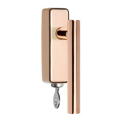 Formani LB7-DKLOCK-O draaikiepgarnituur afsluitbaar PVD gepolijst koper rechts/links draaiend