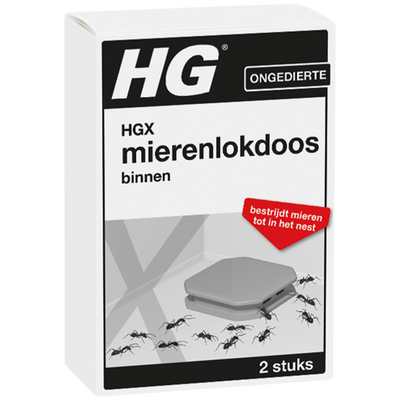 HGX Mierenlokdoos Binnen - Effectieve Bestrijding van Mieren in Huis