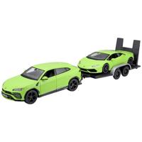 Maisto Design Elite Transporter Lamborghin Urus + Huracan 1:24 Auto