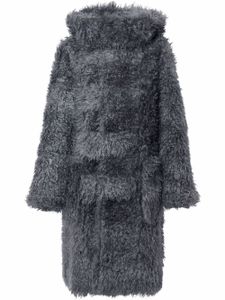 Burberry duffle-coat à capuche - Gris