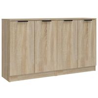 The Living Store Dressoir Sonoma Eiken - 60 x 30 x 70 cm - Bewerkt Hout