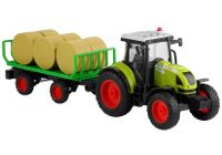 Viking Choice  Speelgoed tractor met aanhanger met hooi - 37,5 cm - thumbnail