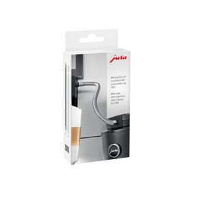 Jura Melkslang met RVS mantel HP3 Koffie accessoire Zilver