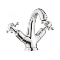 Crosswater Belgravia Wastafelkraan - kruisgreep - zonder waste - chroom BL112DNC