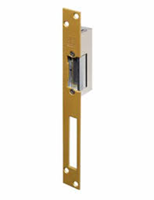 Effeff 14HZ Elektrische inbouw deuropener type 14 | spanningsloos vergrendeld | sluitplaat 010 HZ bronskleurig | 12V= eE | DIN links en DIN rechts. - Effeff 14HZ Elektrische inbouw deuropener type 14 | spanningsloos vergrendeld | sluitplaat 010 HZ bronskleurig | 12V= eE | DIN links en DIN rechts. -