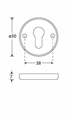 Cilinderrozet Facet MMZ