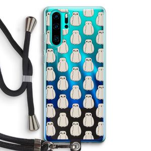Uilen: Huawei P30 Pro Transparant Hoesje met koord