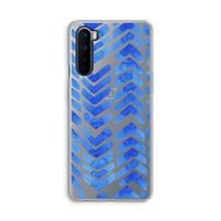 Blauwe pijlen: OnePlus Nord Transparant Hoesje